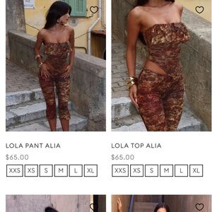 Lola Alia Brown Capris